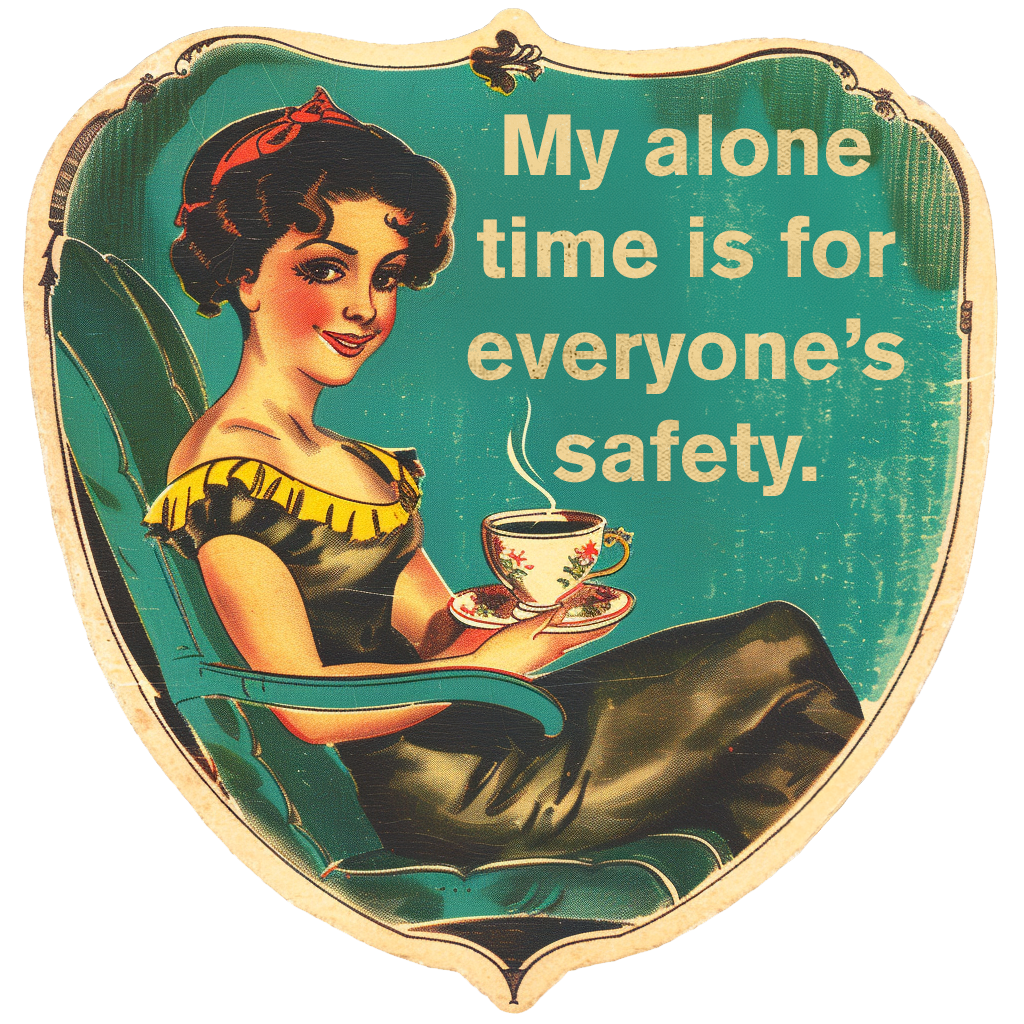 My alone time is for everyone's safety